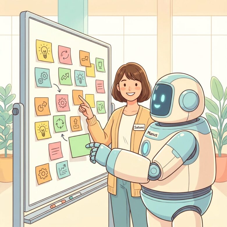 ブログのネタ切れはもう怖くない！AI秘書Manusで「読者がクリックしたくなる」アイデアを10分で10個出す方法を里美が解説！これでブログ運営がもっと楽しくなるよ✨ #Manus #ブログ #アイデア出し #AI初心者